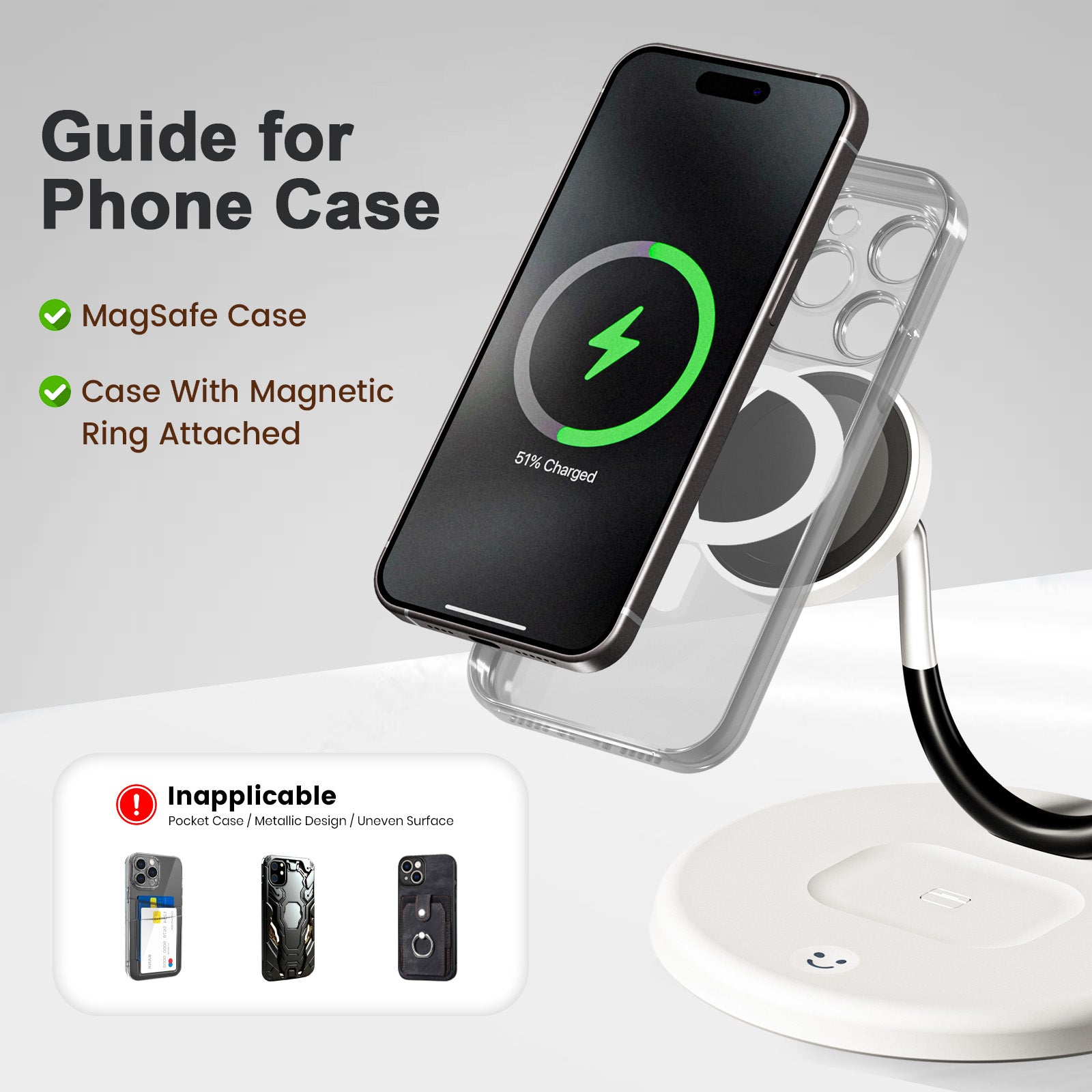 Waylite W555 SMILE Wireless Charging Station